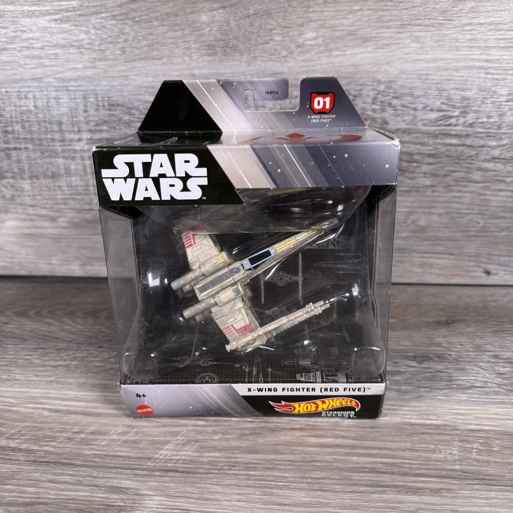 Mattel HHR15 Hot Wheels Star Wars Starship Select X-WING FIGHTER RED FIVE 1:50